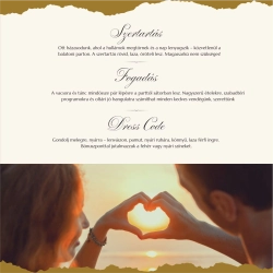 Esküvői landing oldal